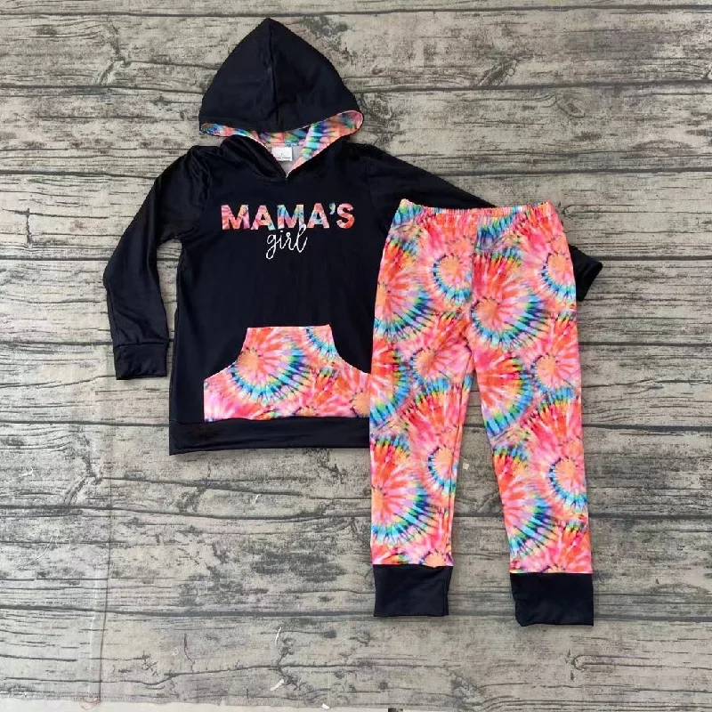 Eye-catching Personality Clearance 6 A14-17 Mama's Girl Red Tie Dye Girls Long Sleeve Hoodies Outfits Eye-catching Personality Clearance 6 A14-17 Mama's Girl Red Tie Dye Girls Long Sleeve Hoodies Outfits