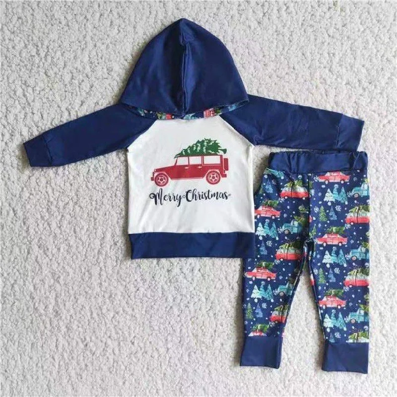Classic Series Clearance 6 A12-13 Merry Christmas Tree Blue Boys Long Sleeve Hoodies Outfits Classic Series Clearance 6 A12-13 Merry Christmas Tree Blue Boys Long Sleeve Hoodies Outfits