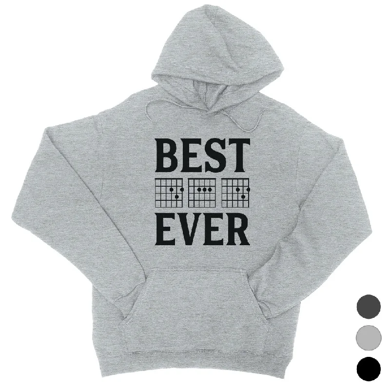 Slightly Flared Design Best Dad Ever Guitar Chord Unisex Fleece Hoodie Protective Dad Gift Slightly Flared Design Best Dad Ever Guitar Chord Unisex Fleece Hoodie Protective Dad Gift
