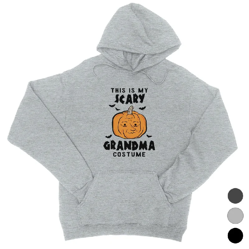 Fashionable Comfort This is My Scary Grandma Costume Pumpkin Unisex Pullover Hoodie