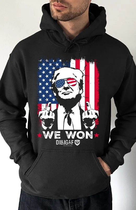 Romantic And Fresh We Won Pullover Hoodie