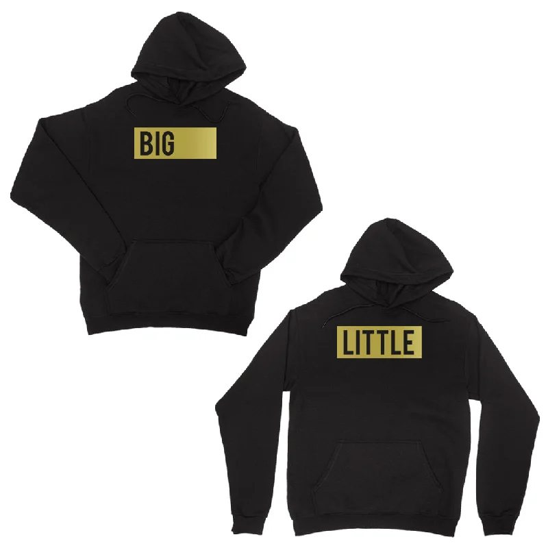 Outdoor Trend Big Little Boxed-GOLD Unisex Pullover Hoodie Classic Cute Flirty