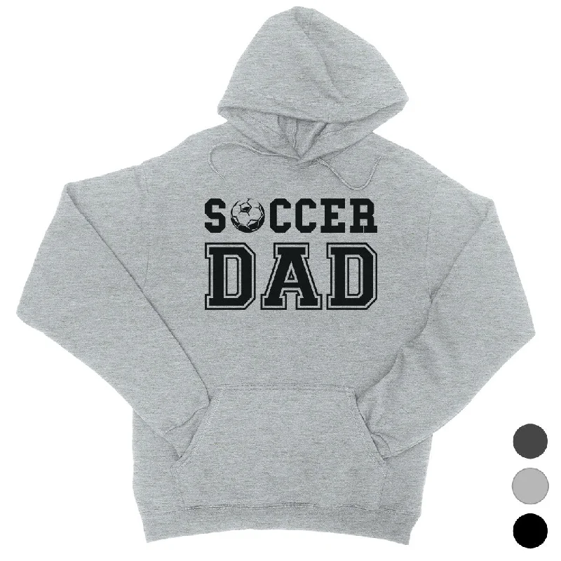 Fresh And Simple Soccer Dad Unisex Fleece Hoodie Fearless Supportive Cool Dad Gift