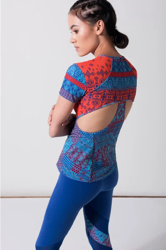 Simple Solid Color Techno Tribal Twist Side to Side Jacket
