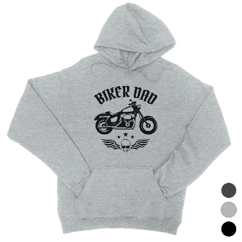Classic And Versatile Biker Dad Unisex Fleece Hoodie Really Cool Thoughtful Fun Dad Gift Classic And Versatile Biker Dad Unisex Fleece Hoodie Really Cool Thoughtful Fun Dad Gift