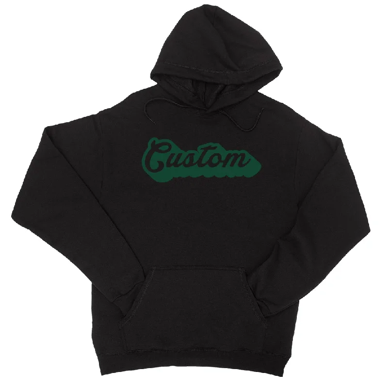 Nightclub Style Green Pop Up Text Cool Classic Unisex Personalized Pullover Hoodie