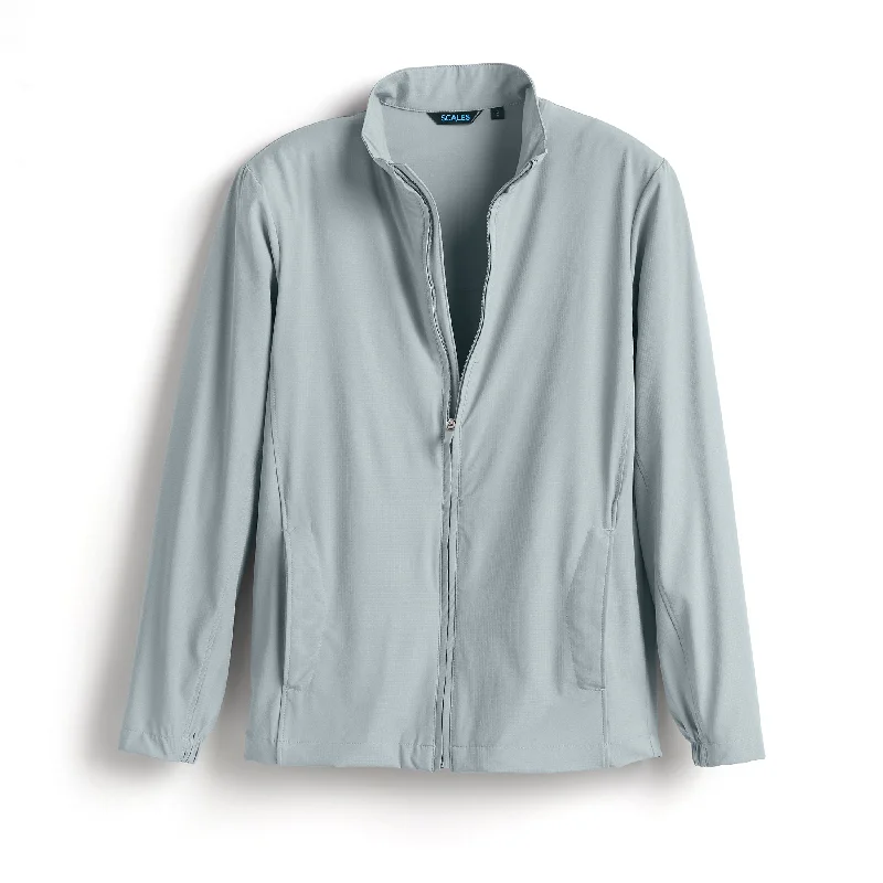 Exquisite Craftsmanship Solid Full-Zip Jacket