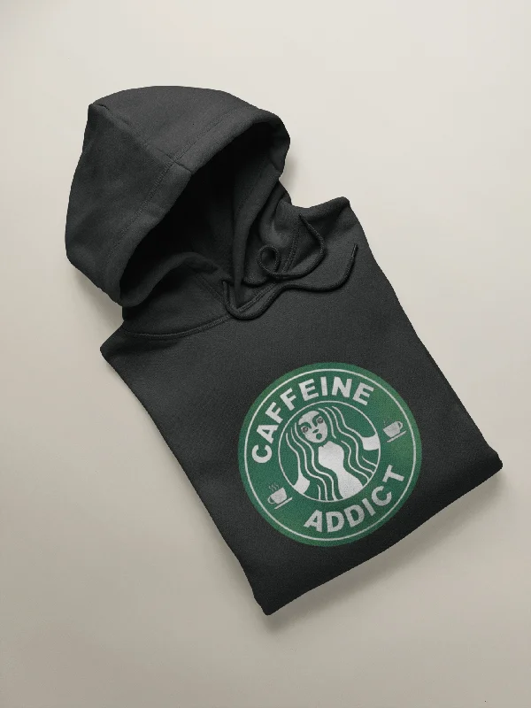 French Style "CAFFEINE ADDICT " - WINTER HOODIES