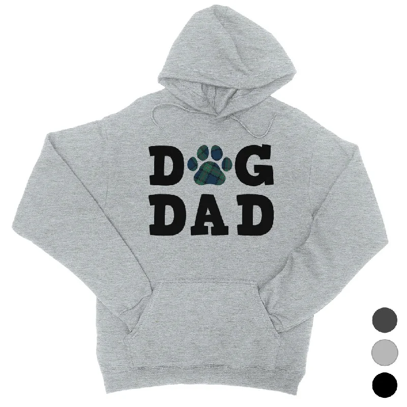 Urban Sense Dog Dad Unisex Fleece Hoodie Cute Loyal Fun Animal Gift For Dads