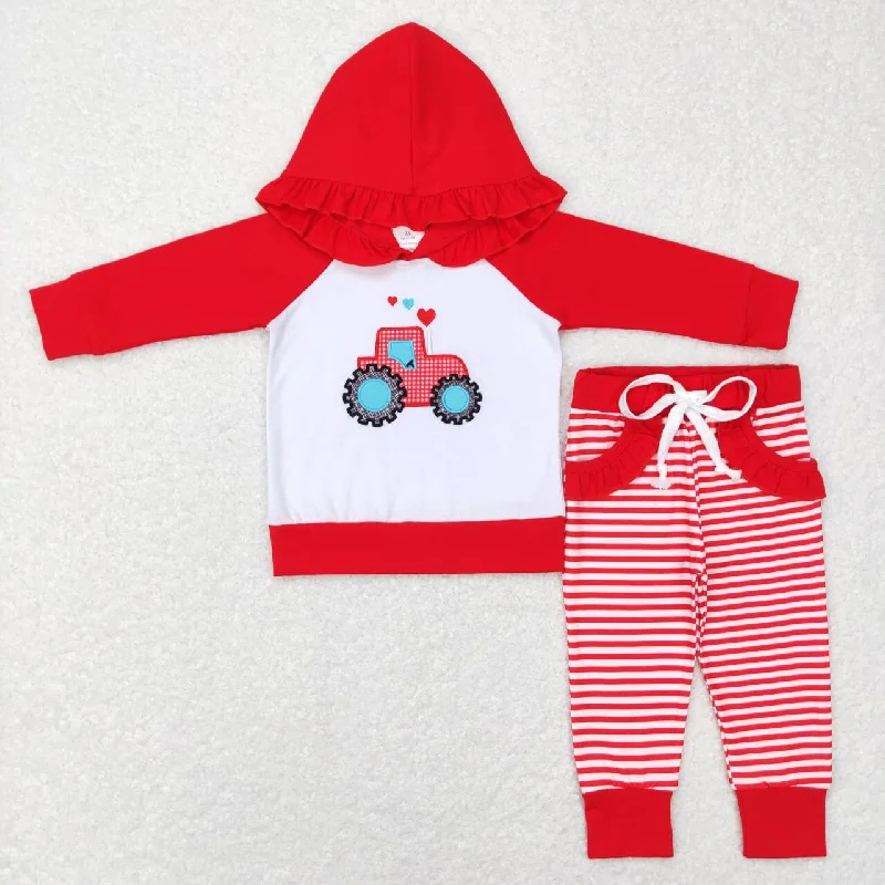 Fresh And Capable GLP0913  red valentine love  Girls Long Sleeve Hoodies Outfits
