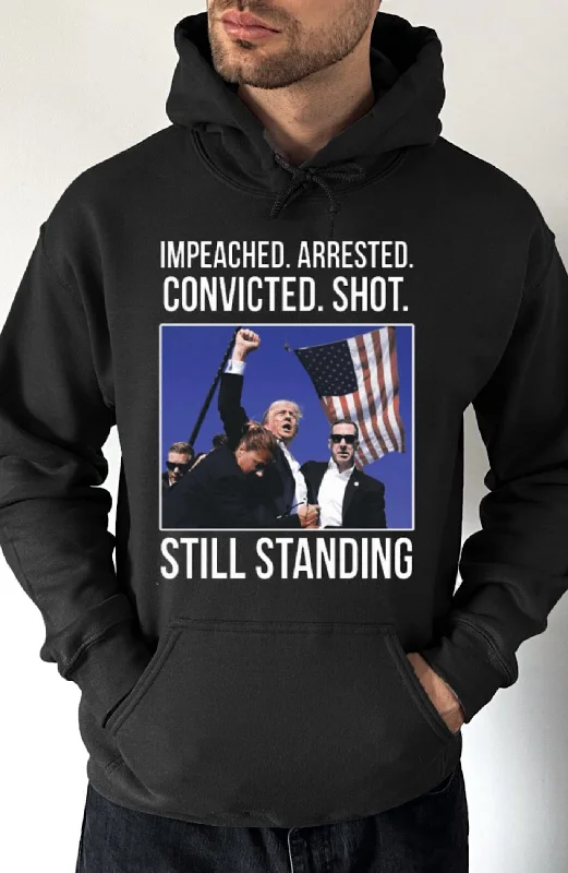 Wearable At Home Or Out Trump Still Standing Pullover Hoodie