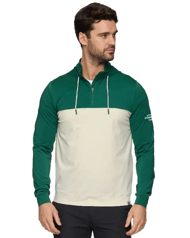 Mid-length Style TGL BOSTON COMMON GOLF HOODED PERFORMANCE 1/4-ZIP