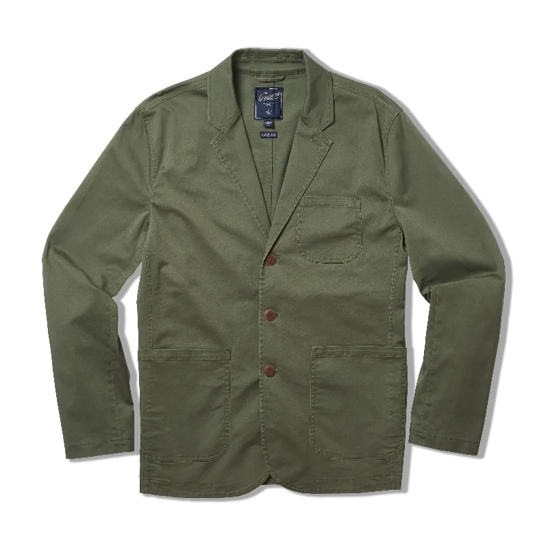 Body Design Thompson Flex Stretch Blazer - Olivine