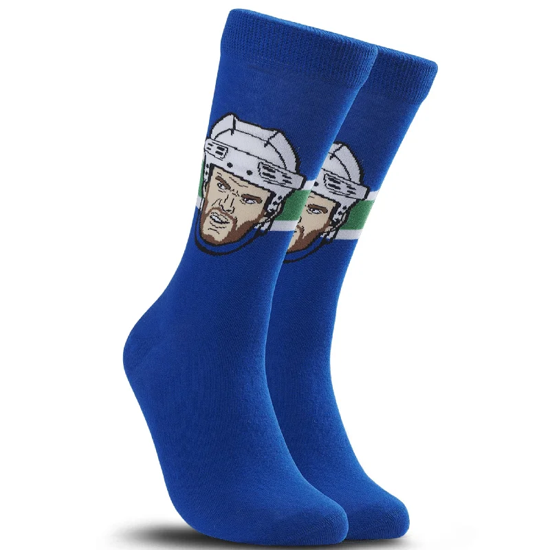 Comfortable down Vancouver Canucks Major League Socks - Kevin Bieksa