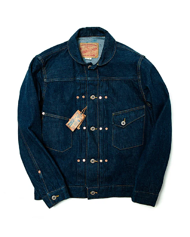 Comfortable Fashion Looks Rivet Shawl-Collar Jacket