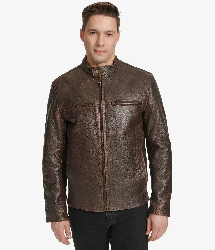 High Street Fashion Leather Motorcycle Jacket