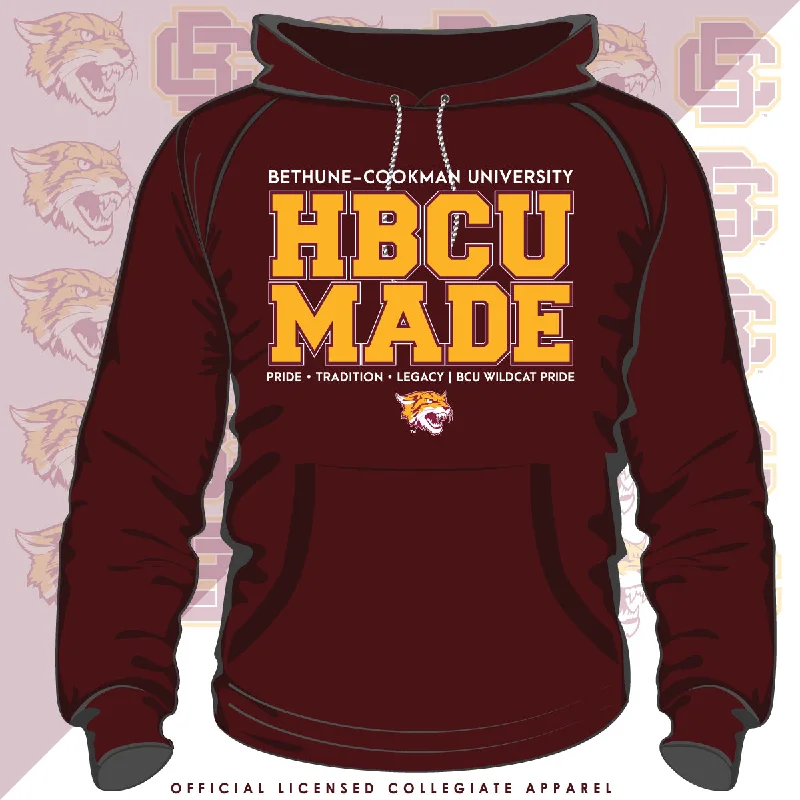 Classic Series Bethune-Cookman |  HBCU MADE Maroon Unisex Hoodies (Z)**
