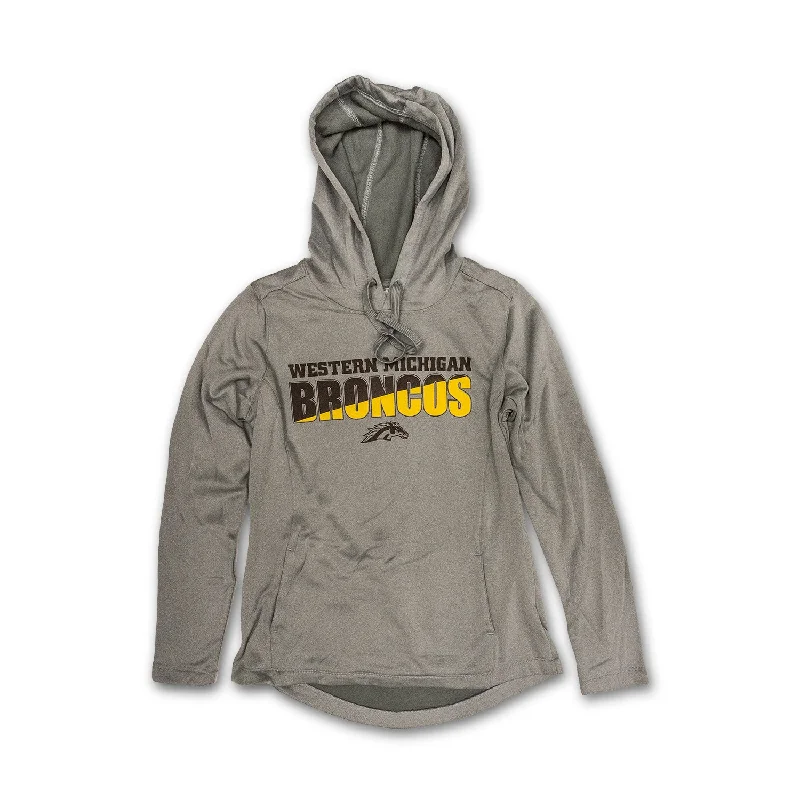 Comfortable Fashion Ladies' Broncos Two-Tone Sport Hoodie