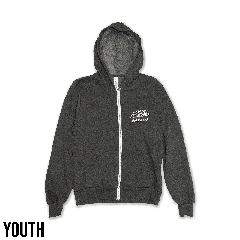 Soft Clothing Broncos Sponge Fleece Youth Hoodie