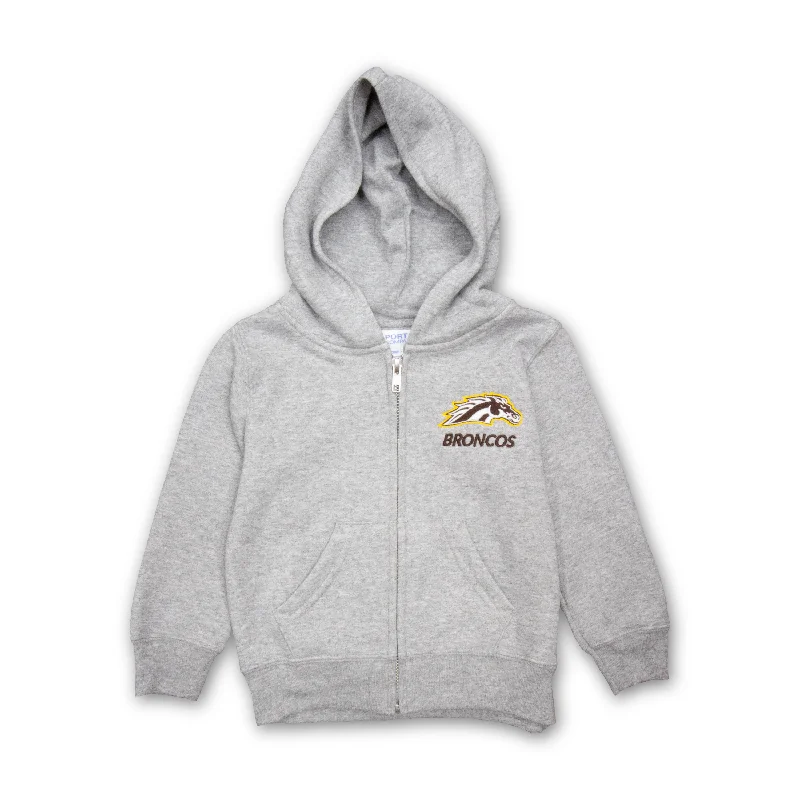 Simple Style Broncos Toddler Full-Zip Hoodie