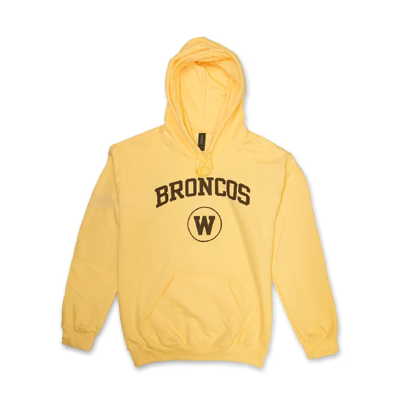 Soft Looks Broncos Yellow Haze Hoodie