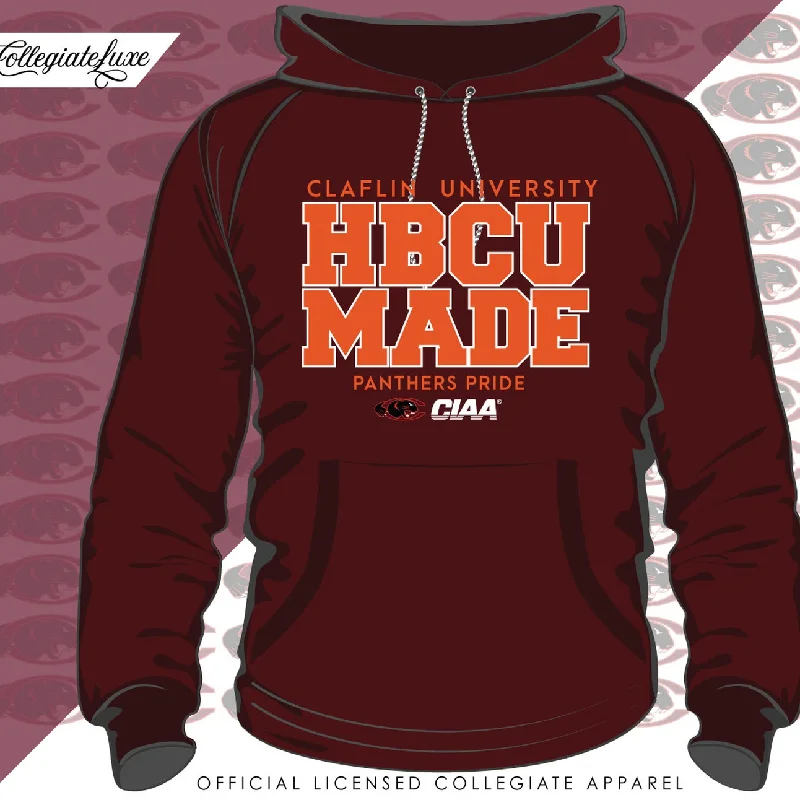 Basic Version CLAFLIN | HBCU MADE Marron Unisex Hoodies (z)