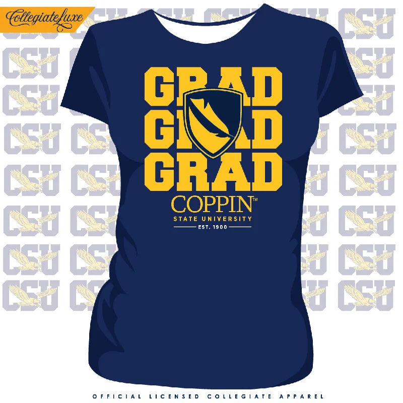 Energy Plan Coppin St. | GRAD Navy Ladies Tees (DK)