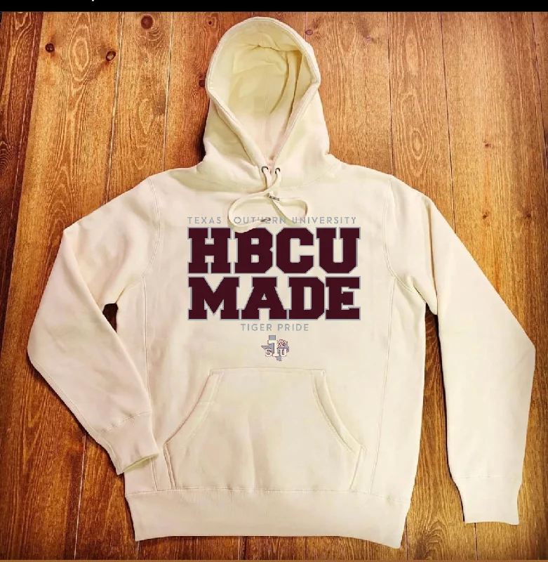 Free Design Texas Southern  | HBCU MADE Cream Unisex Hoodie
