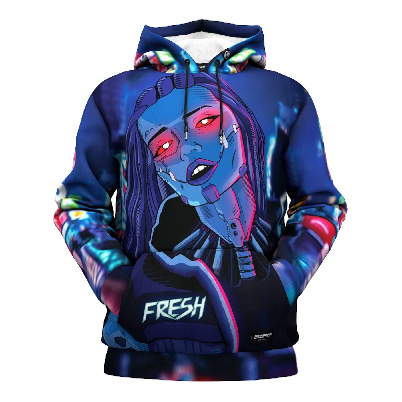 Advanced Design Cyber Girl Hoodie