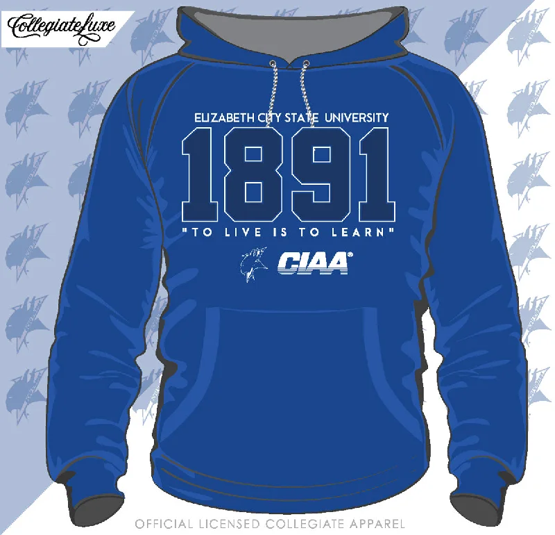 Sports Style ECSU | EST. Royal Blue Unisex Hoodie (Z)