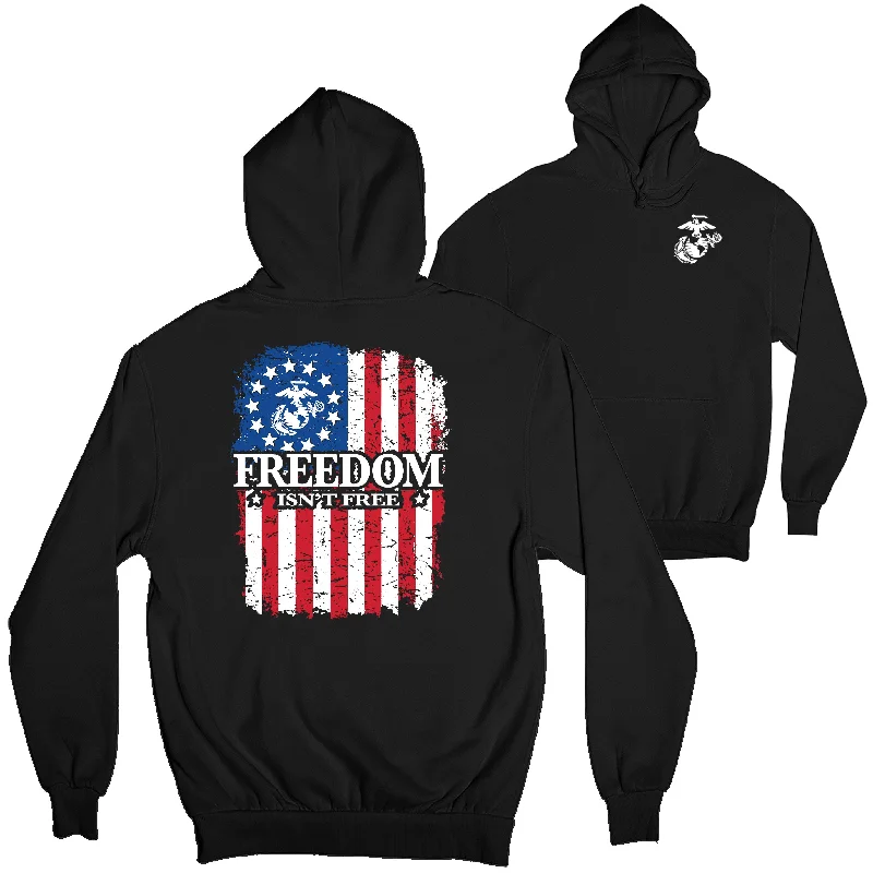Summer Comfort Freedom Flag 2-Sided Hoodie