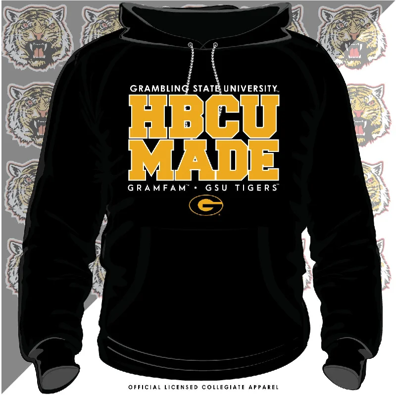 Elegant And Charming Grambling State | HBCU MADE Black Unisex Hoodie (Z)