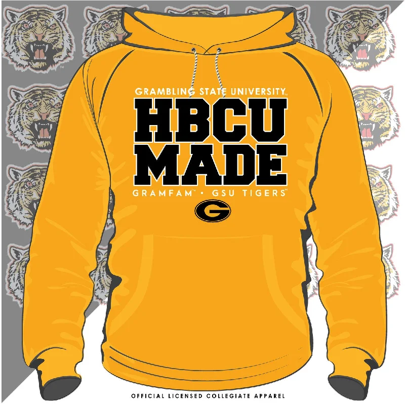 Versatile Items Grambling State | HBCU MADE Gold Unisex Hoodie (Z)