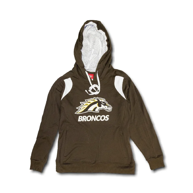 Effortless Dressing Ladies' Broncos Spirit Mark Performance Hoodie