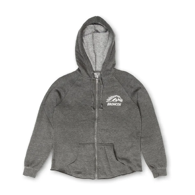 Soft Layers Ladies' Full Zip Broncos Hoodie