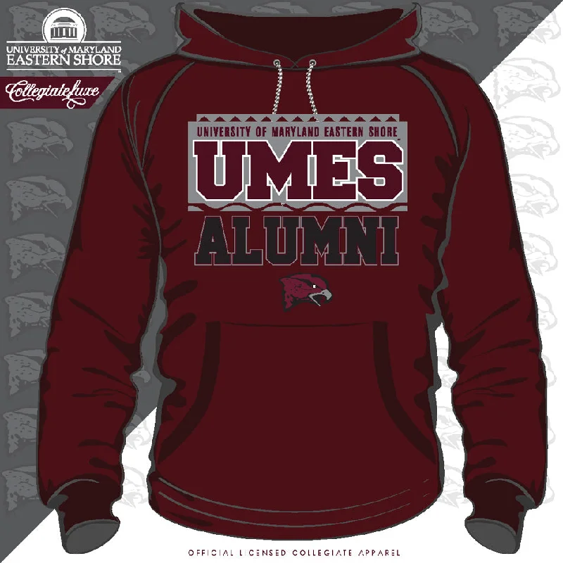 Sweet Style Maryland Eastern Shore | UMES | 90s ALUMNI Maroon Unisex Hoodie -DK-