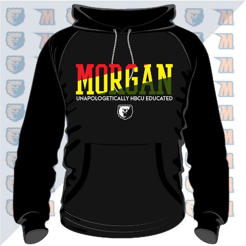Modern Tailoring Morgan State | 1892 Rasta Colors Black Unisex Hoodies -Z- (DK)