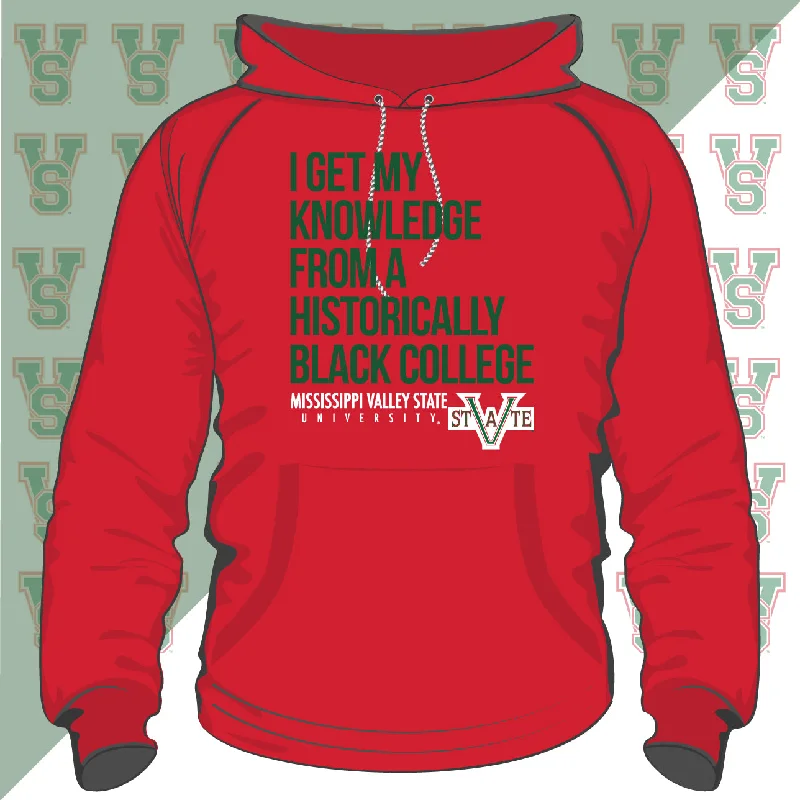 Fashion Pioneer MVSU | Knowledge RED Unisex Hoodie (n)