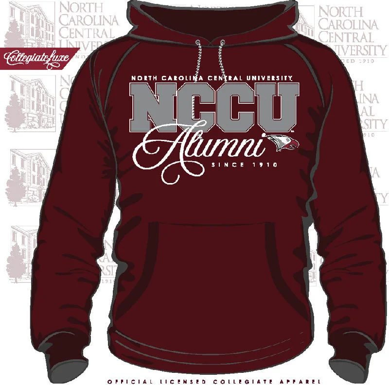 Short Design NCCU | FANCY ALUMNI Maroon Unisex Hoodie -Z-
