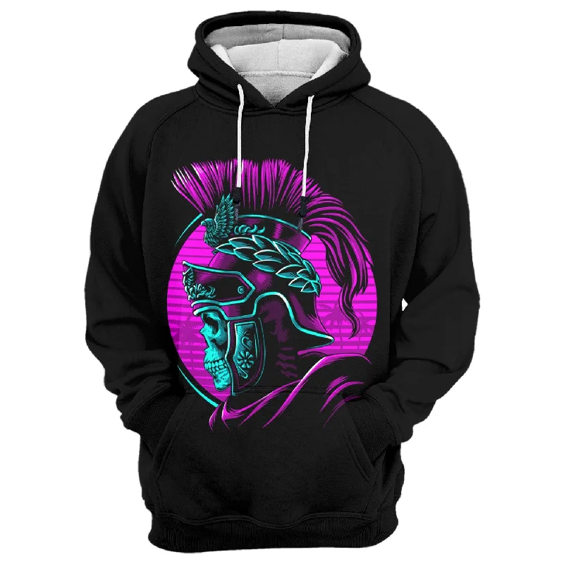 Chic Relaxation Retro Roman Hoodie
