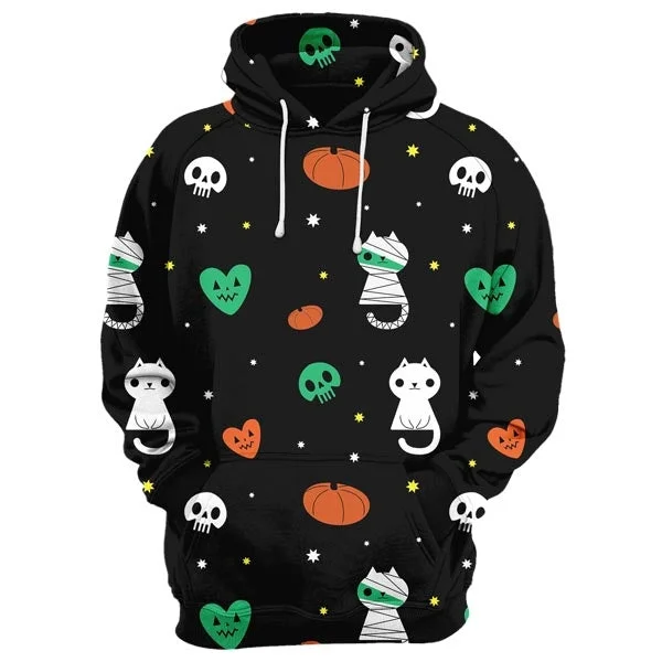 Personal Charm Scary Cat Hoodie