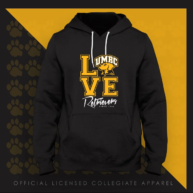 Fashionable Items UMBC Black Unisex Hoodies