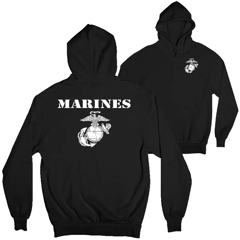 Simple Comfort Vintage Marines 2-Sided Hoodie