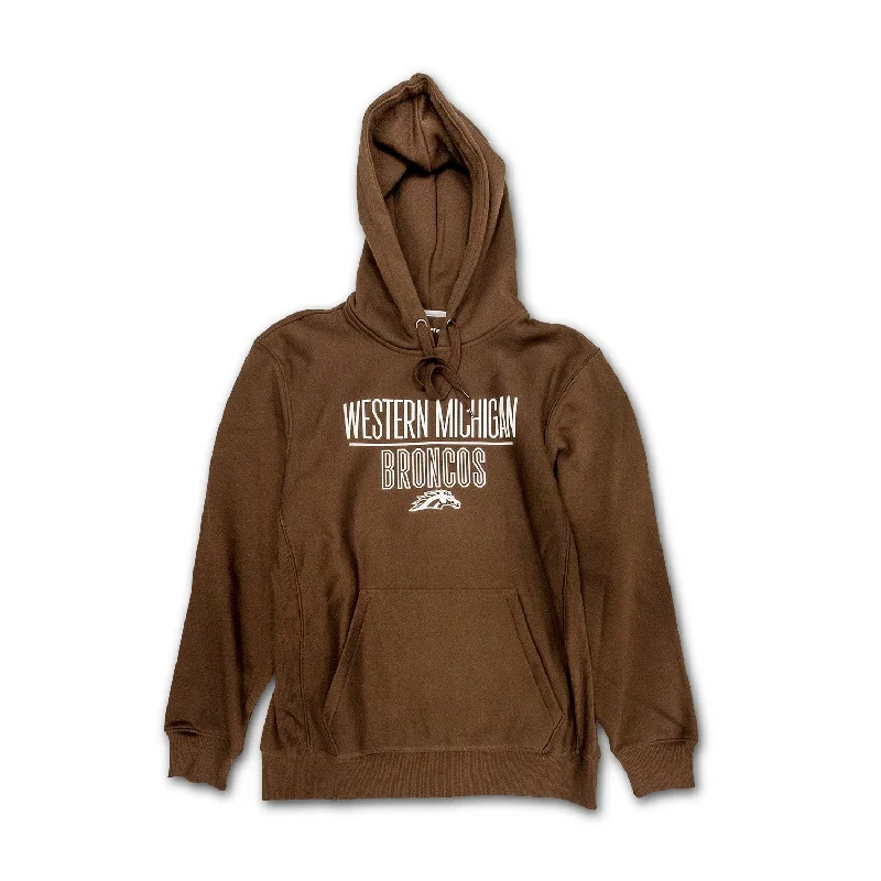 Lounge Chic Western Michigan Broncos Super Heavyweight Hoodie