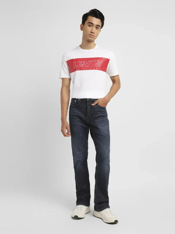 Soft Comfort Men's 527 Dark Indigo Slim Bootcut Fit Jeans
