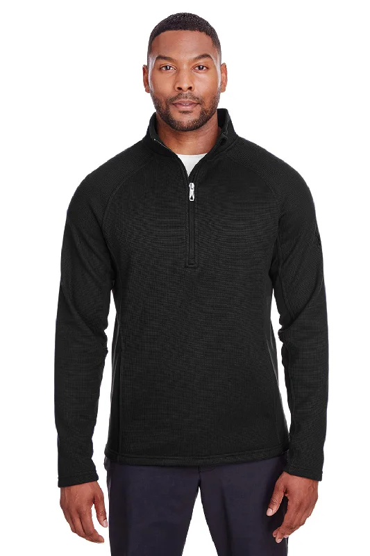 Dynamic Fashion Spyder Mens Constant 1/4 Zip Sweater - Black