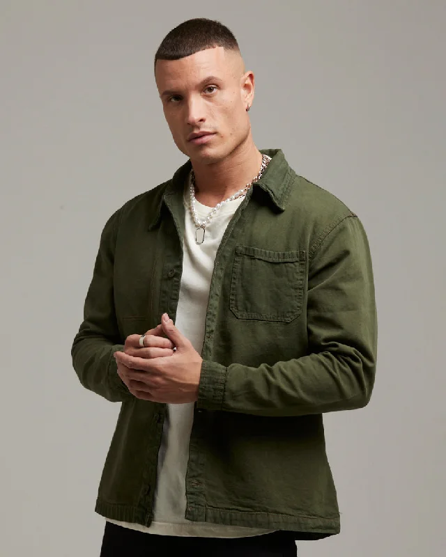 Street Fashion FORTUNA MEN'S OVERSHIRT | KHAKI