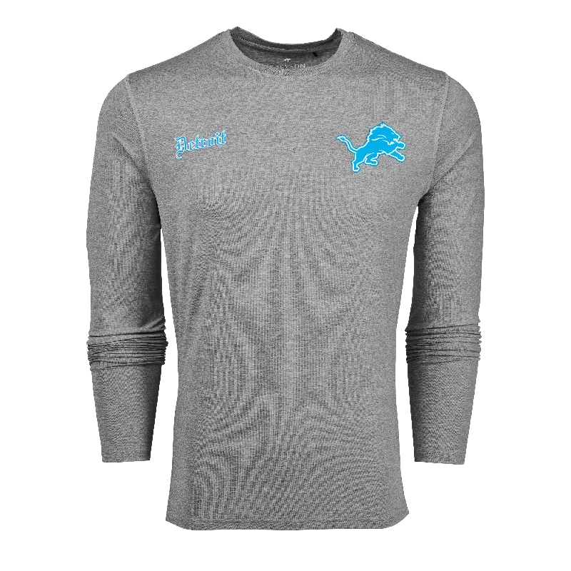 Simple Comfort Detroit Lions Guide Long Sleeve Tee
